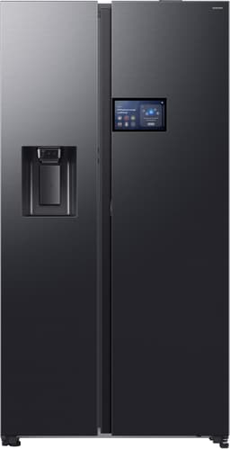 Samsung side-by-side RS90F64EDFEF (sort rustfritt stål)