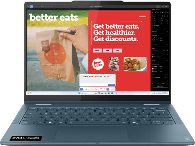Lenovo Yoga 7 2-in-1 14AKP10 AI 7-350/32GB/1024/OLED 14" bärbar dator (+pen)