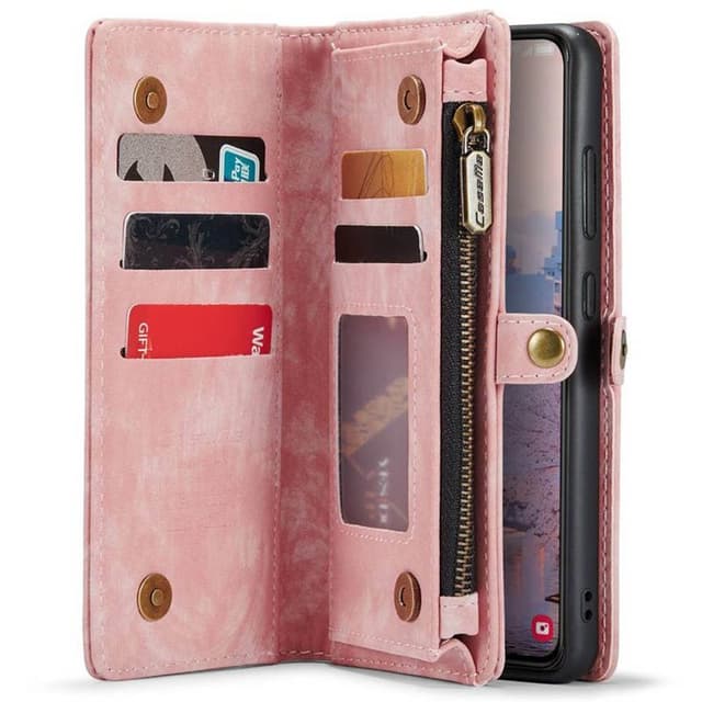 CaseMe mobilfodral 008 8-kort Samsung Galaxy S25 Edge - Rosa