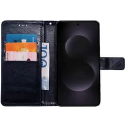 Wallet cover 3-kort Samsung Galaxy S25 Edge - Mørkeblå