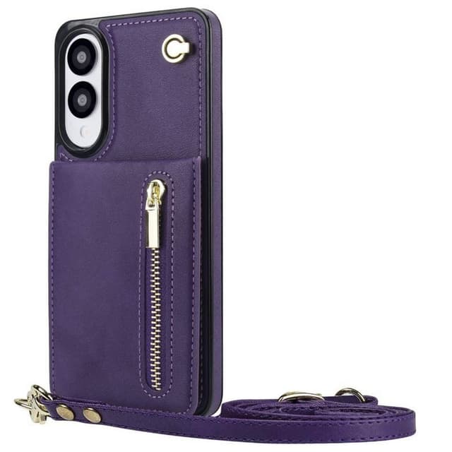 Zipper halskjede deksel Samsung Galaxy S25 Edge - Lilla