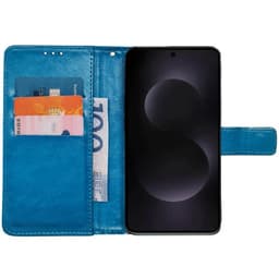 Lommebokdeksel 3-kort Samsung Galaxy S25 Edge - Lyseblå