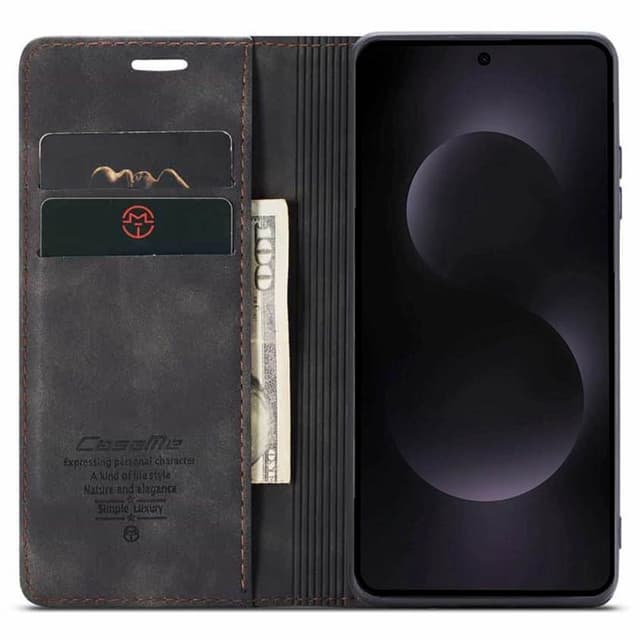 CaseMe mobilcover 013 Samsung Galaxy S25 Edge - Sort