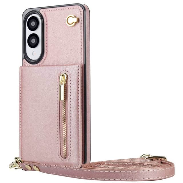 Zipper kaulakorukuori Samsung Galaxy S25 Edge - Ruusu