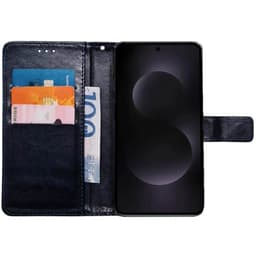 Lommebokdeksel 3-kort Samsung Galaxy S25 Edge - Sort