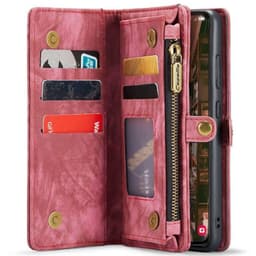 CaseMe mobildeksel 008 8-kort Samsung Galaxy S25 Edge - Rød