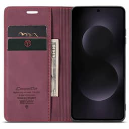 CaseMe mobilcover 013 Samsung Galaxy S25 Edge - Bordeaux