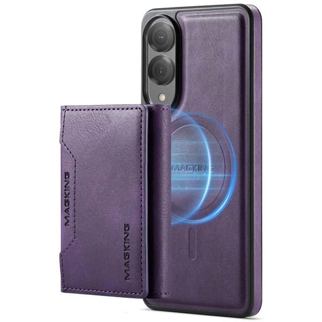 DG-Ming Magking K2 2in1 kotelo Samsung Galaxy S25 Edge - Violetti