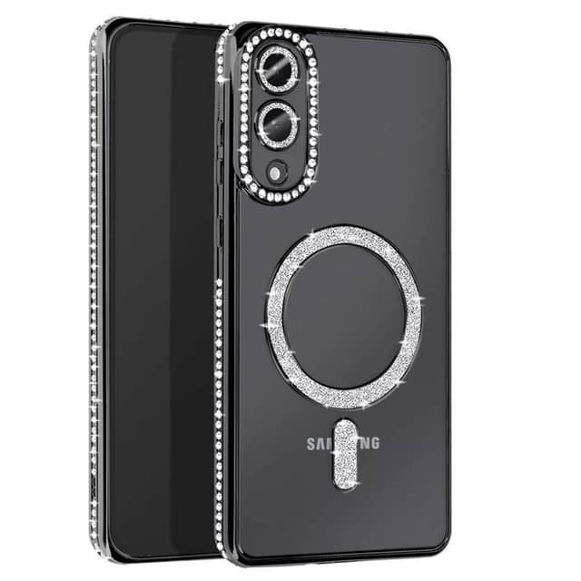Diamond bling MagSafe skal Samsung Galaxy S25 Edge - Svart