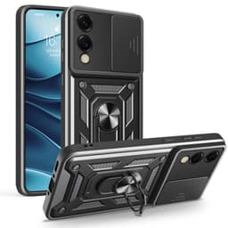 Jazz 3i1 deksel Samsung Galaxy S25 Edge - Sort