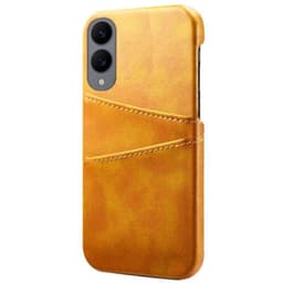 Retro deksel med kortholder Samsung Galaxy S25 Edge - Gul