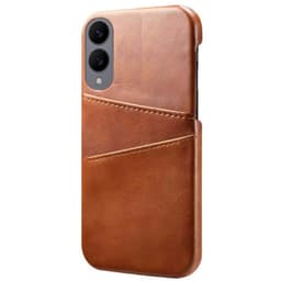 Retro cover med slots Samsung Galaxy S25 Edge - Brun