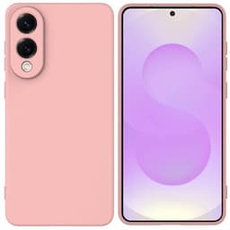Liquid silikon skal Samsung Galaxy S25 Edge - Peach