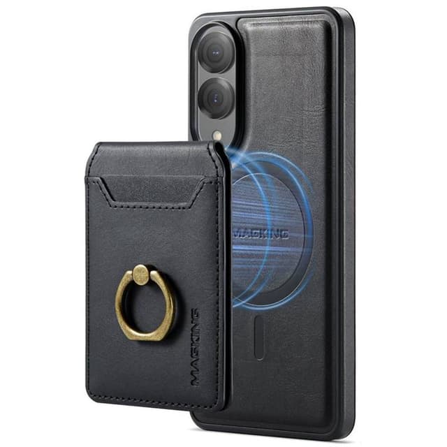 DG-Ming Magking K1 2in1 kotelo Samsung Galaxy S25 Edge - Musta