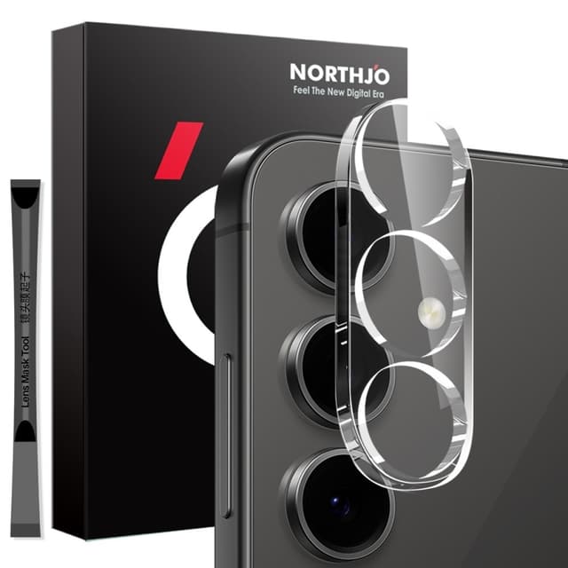 NORTHJO för Samsung Galaxy S25 Härdat Glas Kameralinsskydd