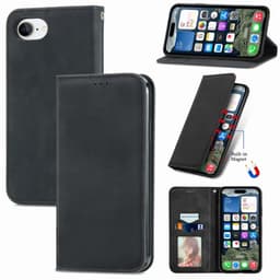 För iPhone 16e fodral med kortfack magnetiskt absorberande telefonfodra