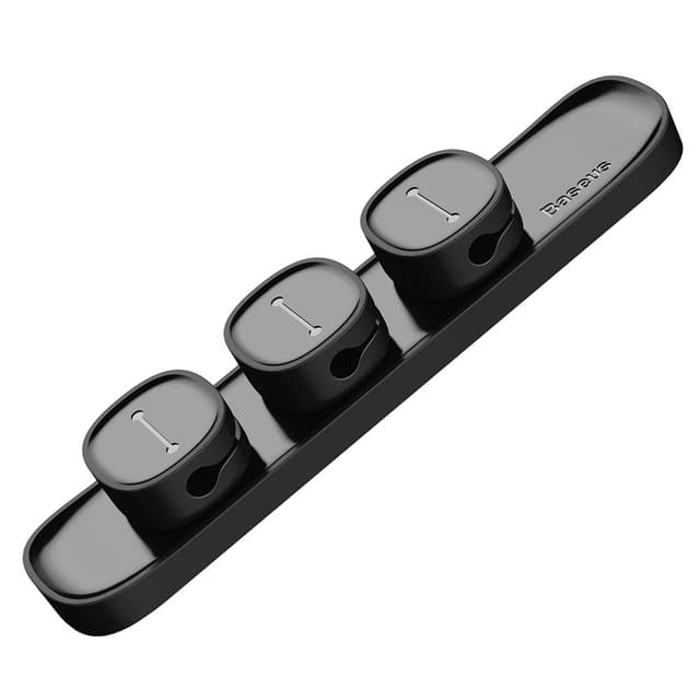 Magnetisk kabelklämma USB-sladdhållare Wire Organizer Kabelhantering