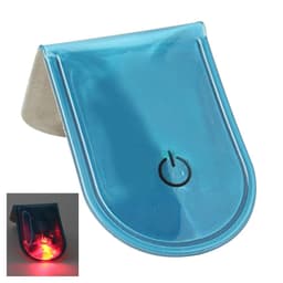 LED Ljus Magnetiskt Clips Säkerhet Löpning Natt Camping Aktiviteter - Blå