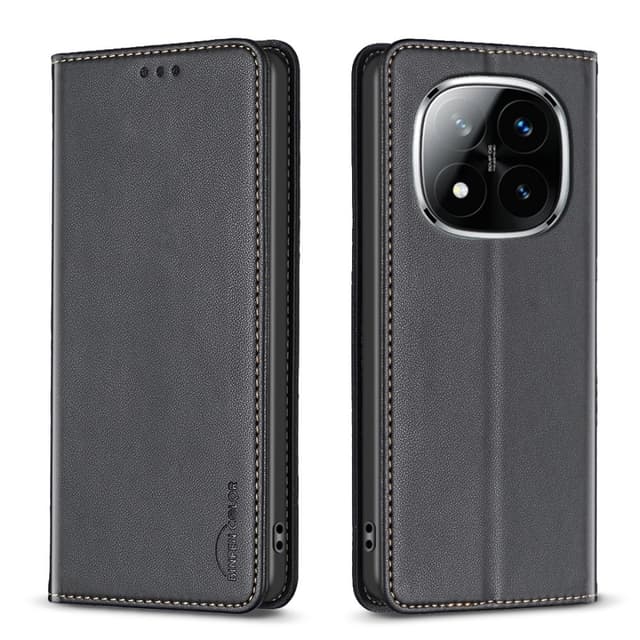 Støtsikkert mobildeksel for Xiaomi Redmi Note 14 Pro+ 5G kortholder svart