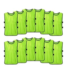 12STK Fotball for voksne Hurtigtørkende Fotballvest Treningsvest - Fluorescerende