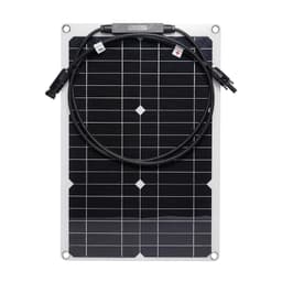 Solpanel 20W monokristallin silikon böjbar solplatta för husbil / bil / yacht