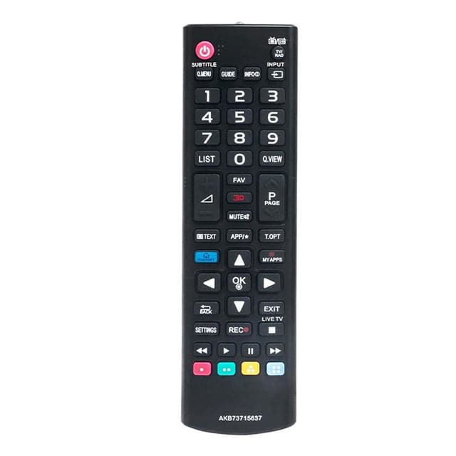 TV fjärrkontroll Ersättning för AKB73715637 För LG TV