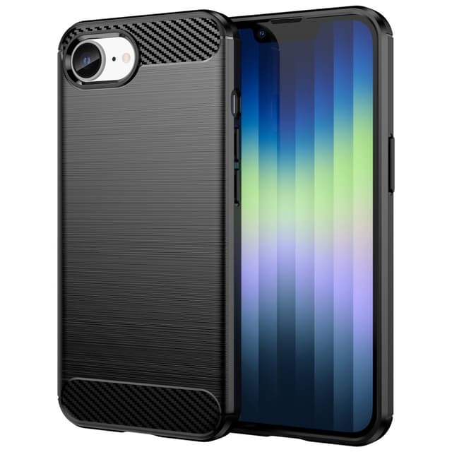 För iPhone 17e / 16e Karbon fiber texture Skal Baksida
