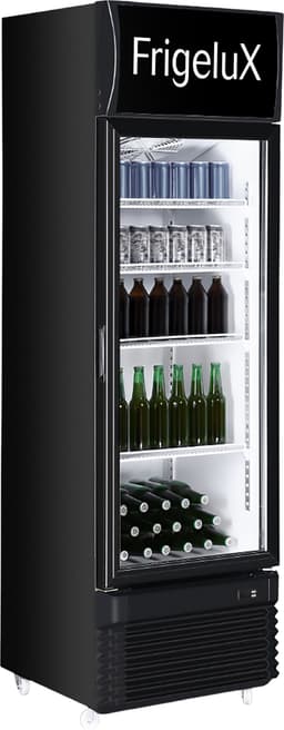 FrigeluX lasiovinen jääkaappi CF280TOPN (vapaasti seisova)