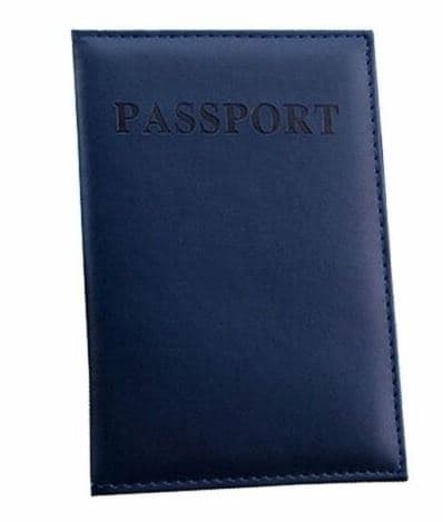 Etui til pas - Mørkeblå