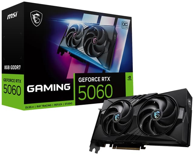 MSI Nvidia GeForce RTX 5060 VENTUS OC 8GB grafikkort