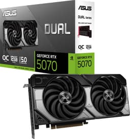 ASUS Dual GeForce RTX 5070 12GB GDDR7 OC Edition grafikkort