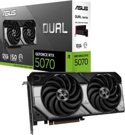 ASUS Dual GeForce RTX 5070 12GB GDDR7 grafikkort