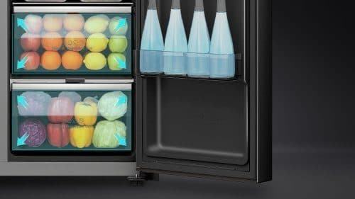 Suuri hedelmä- ja vihanneslokero