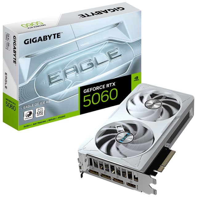 Gigabyte GeForce RTX 5060 EAGLE OC ICE 8 GB näytönohjain