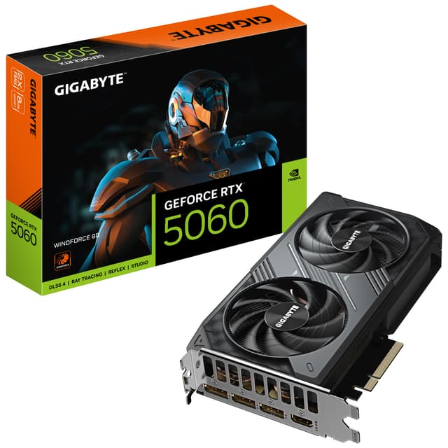 Gigabyte GeForce RTX 5060 WINDFORCE 8G grafikkort