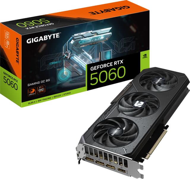 Gigabyte GeForce RTX 5060 GAMING OC 8G grafikkort