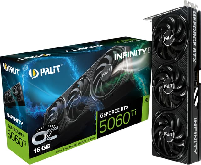 Palit GeForce RTX 5060 Ti Infinity 3 OC 16GB graphics card