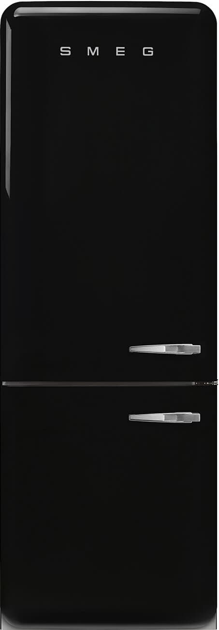 Smeg 50's Style Kølefryseskab FAB38LBL6 (sort)