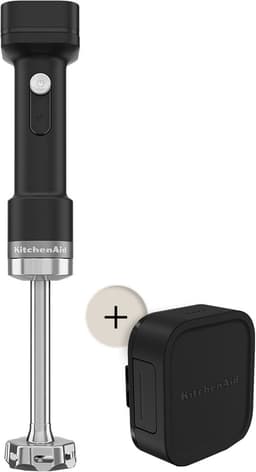 KitchenAid Go trådløs stavmikser med batteri 5KHBRV71BM (sort)