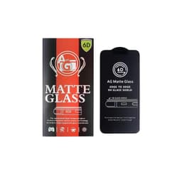 Skyddsglas 6D Matt till iPhone 12 Pro Max med Svart Ram