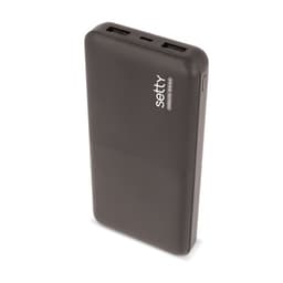 Setty Powerbank 10000 mAh Musta