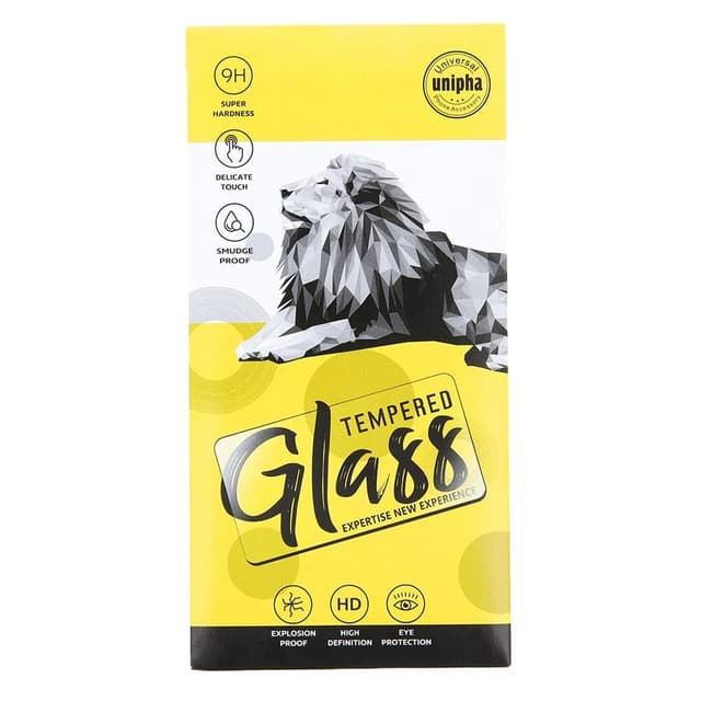 Skyddsglas 9D iPhone 13 Mini Svart Ram Härdat Glas
