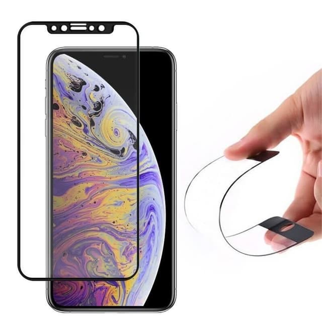 Wozinsky Full Cover Flexi Härdat Glas iPhone 12 mini Svart