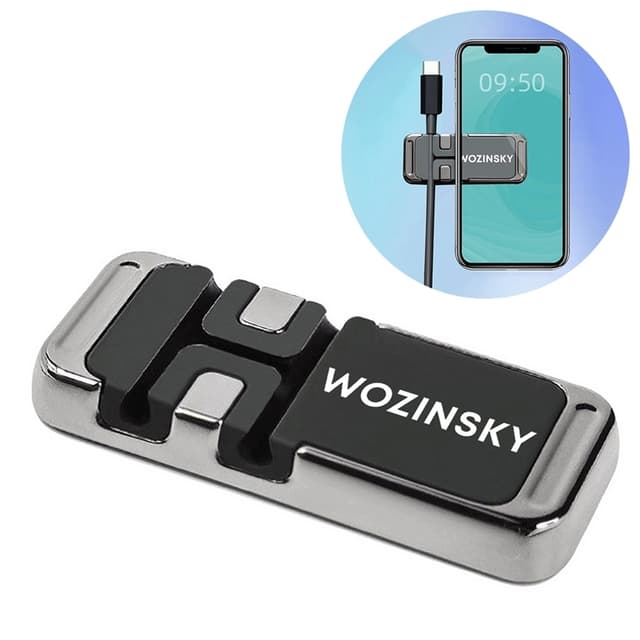 Wozinsky Magnetisk Mobilhållare med kabelorganisator
