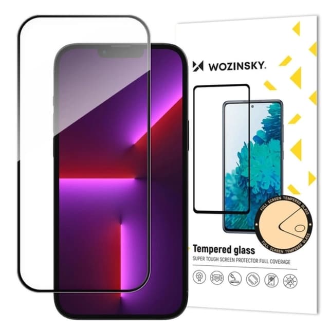 Wozinsky iPhone 16 Plus Härdat Glas Skärmskydd Full Glue