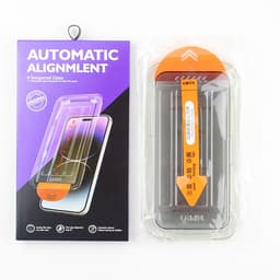 iPhone 16 Härdat Glas Skärmskydd 9D Easy Tool - Clear