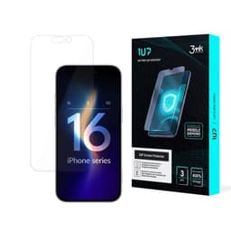 3MK iPhone 16 Pro Plastfilm Skärmskydd Foil 1UP - Transparent