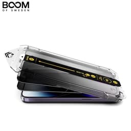 BOOM iPhone 12 Pro Max Privacy Härdat Glas Skärmskydd - 2 Pack