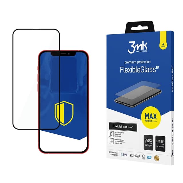 3MK iPhone 12 Mini Hybrid Okrossbart Glas FlexibleGlass