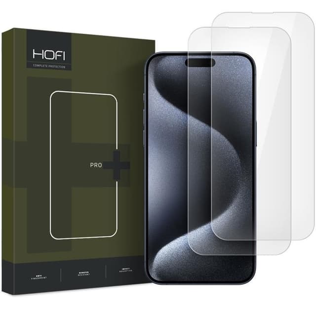 HOFI [2-Pack] iPhone 16 Plus Härdat Glas Skärmskydd Pro Plus